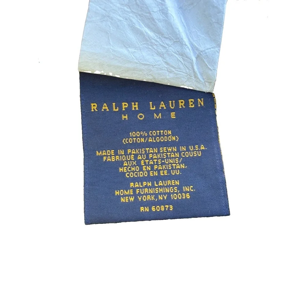 RALPH LAUREN - WENTWORTH FLORAL SATEEN TWIN COMFORTER - VINTAGE PATTERN